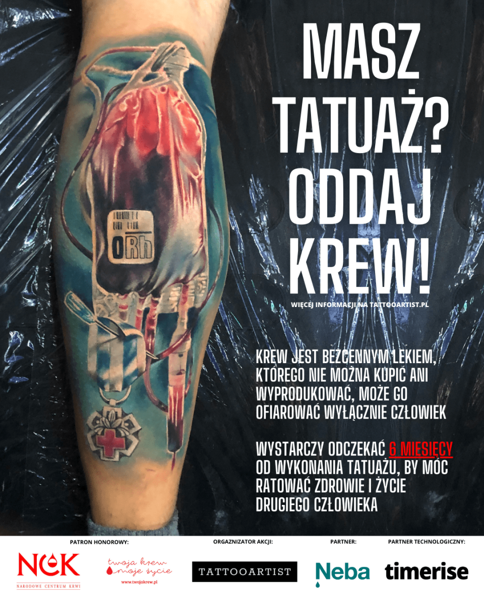 Oddaj krew podczas Tattoo Show we Wrocławiu - 17.02.2024 r.