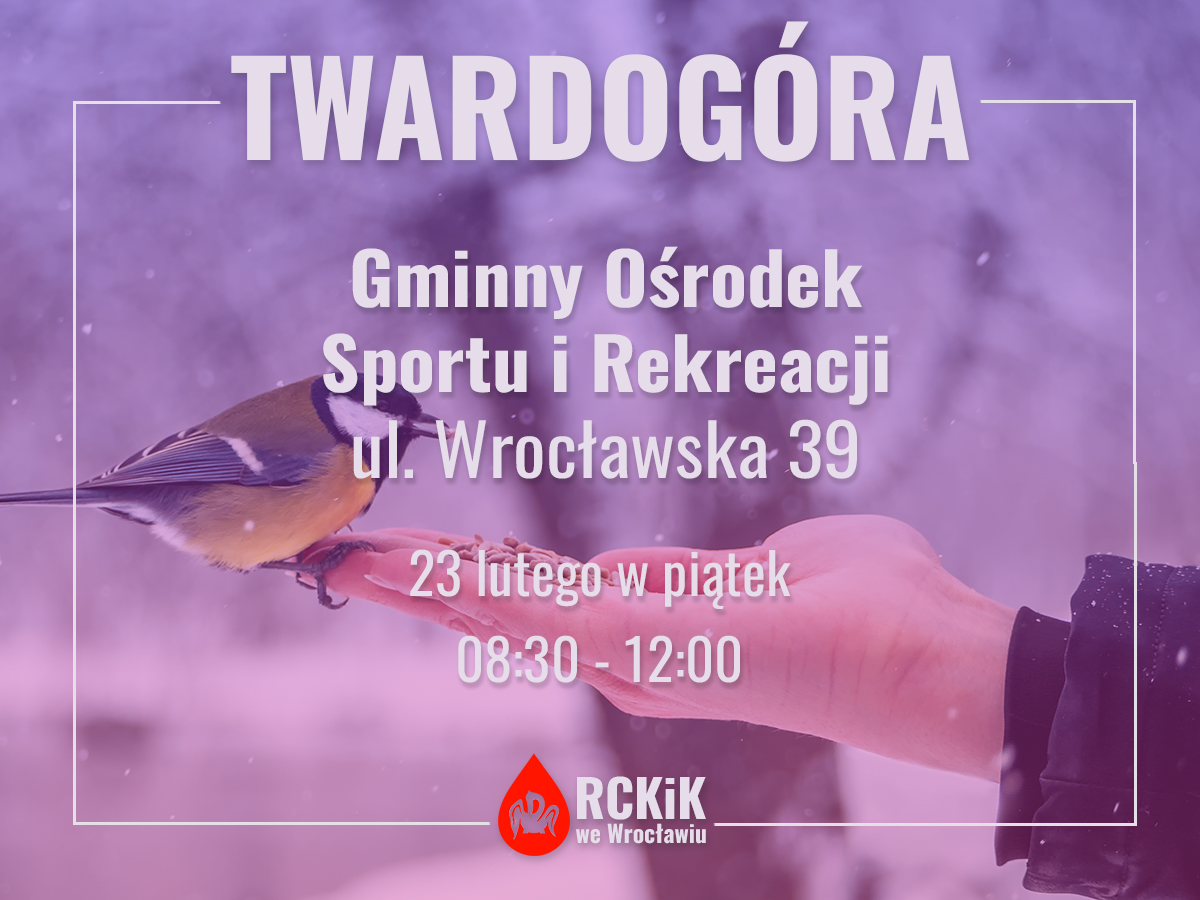 Zapraszamy do Twardogóry - 23.02.2024 r.