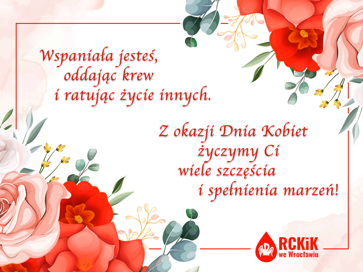 Wszystkiego Najlepszego z Okazji Dnia Kobiet