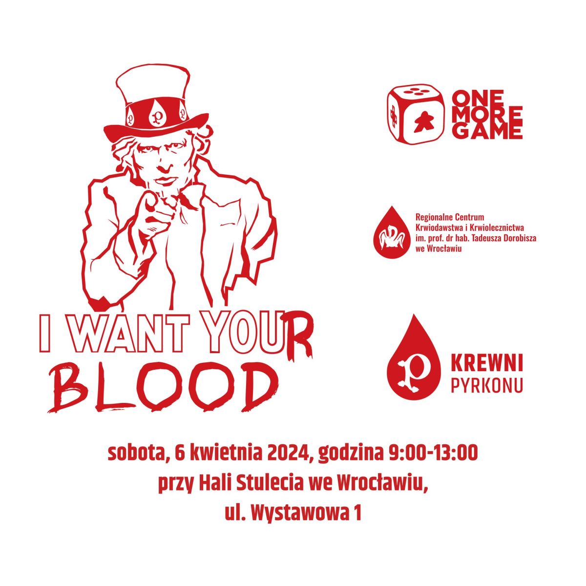 Krewni Pyrkonu zapraszają do oddania krwi - 6.04.2024 r.