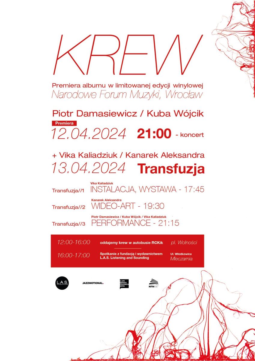 Muzyczne dzieło sztuki "Krew" Piotra Damasiewicza