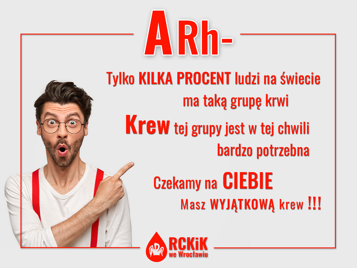 Potrzebna krew grupy A Rh-