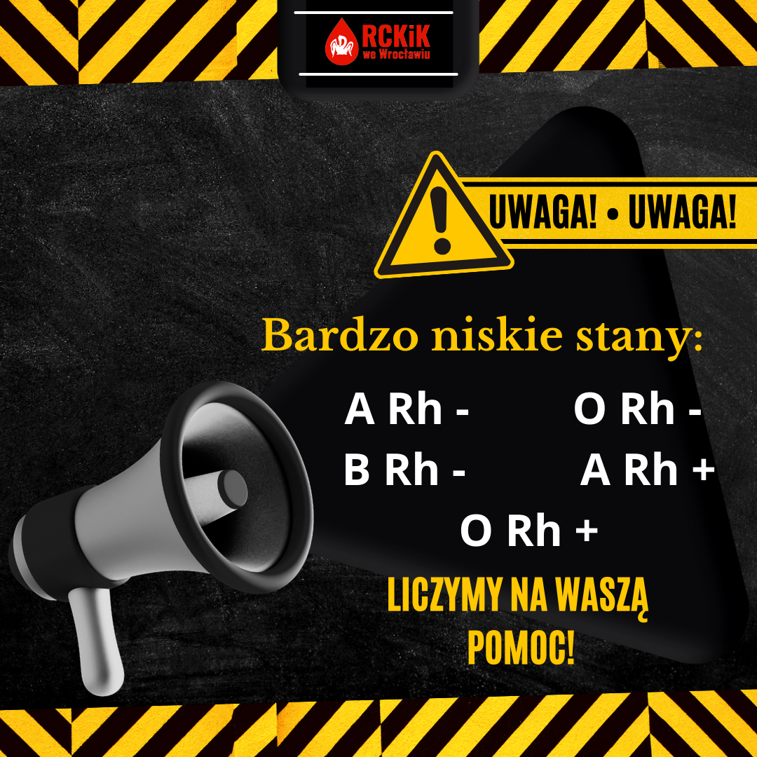Pilnie potrzebna krew!