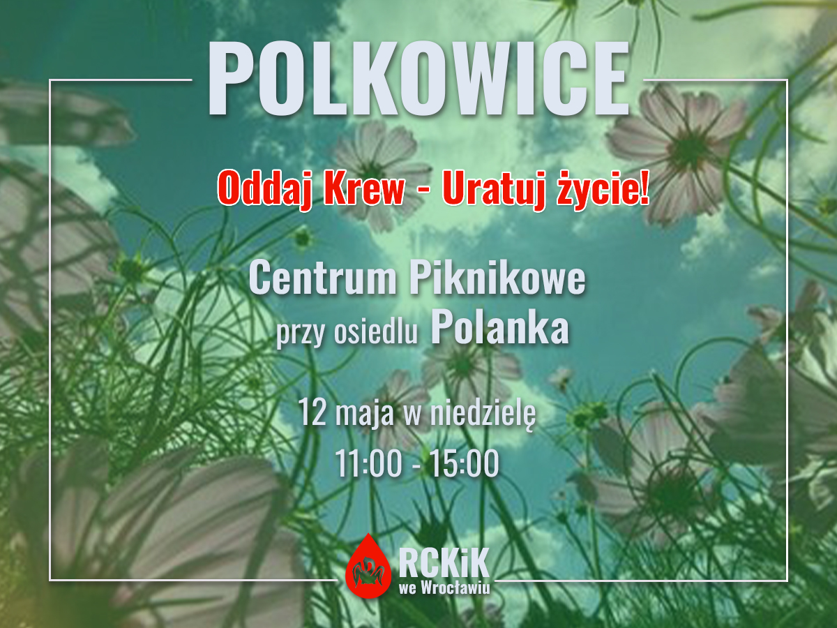 W niedzielę zapraszamy do Polkowic - 12.05.2024 r.