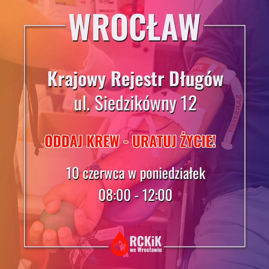 Poniedziałkowe akcje krwiodawstwa
