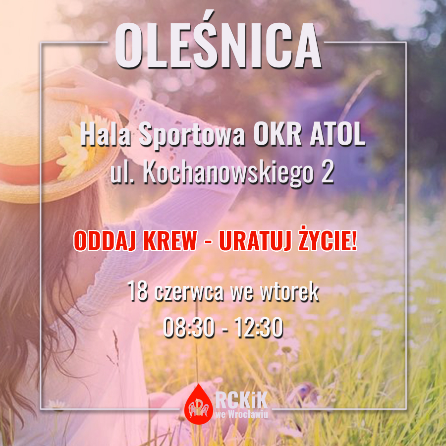 Akcje krwiodawstwa  - 18.06.2024 r.