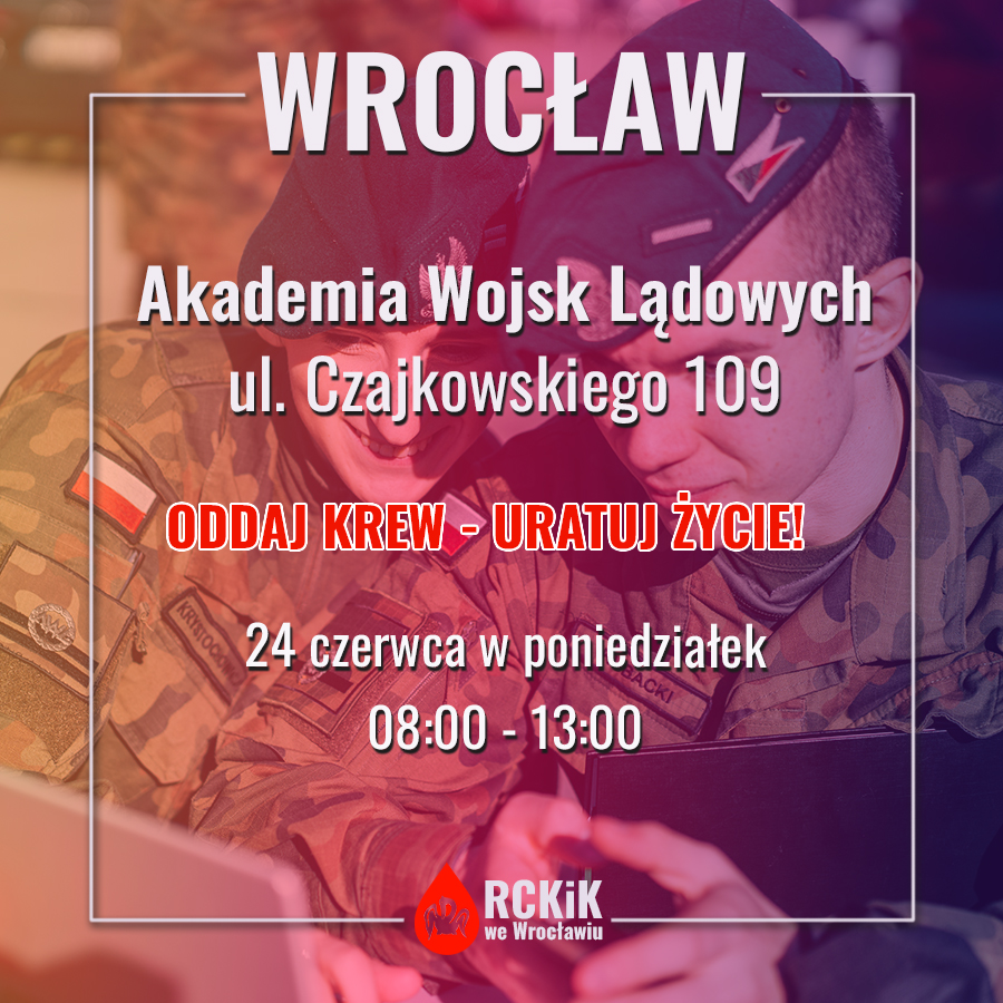 Akcja krwiodawstwa w AWL - 24.06.2024 r.