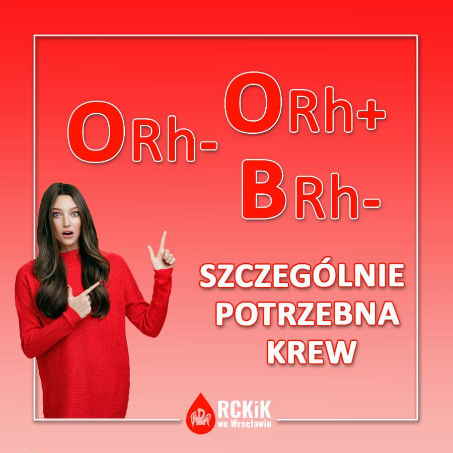 Szczególnie potrzebna krew