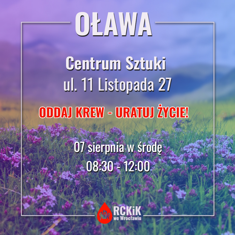 Zapraszamy na akcję w Oławie