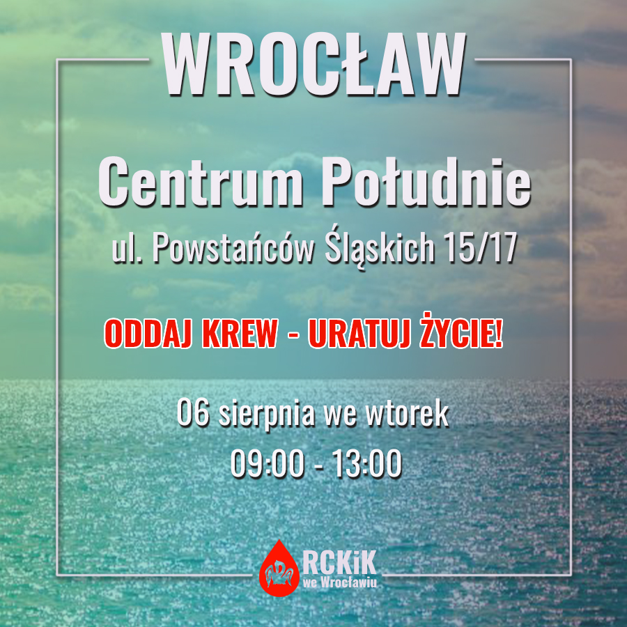 Zapraszamy na akcję do Centrum Południe we Wrocławiu
