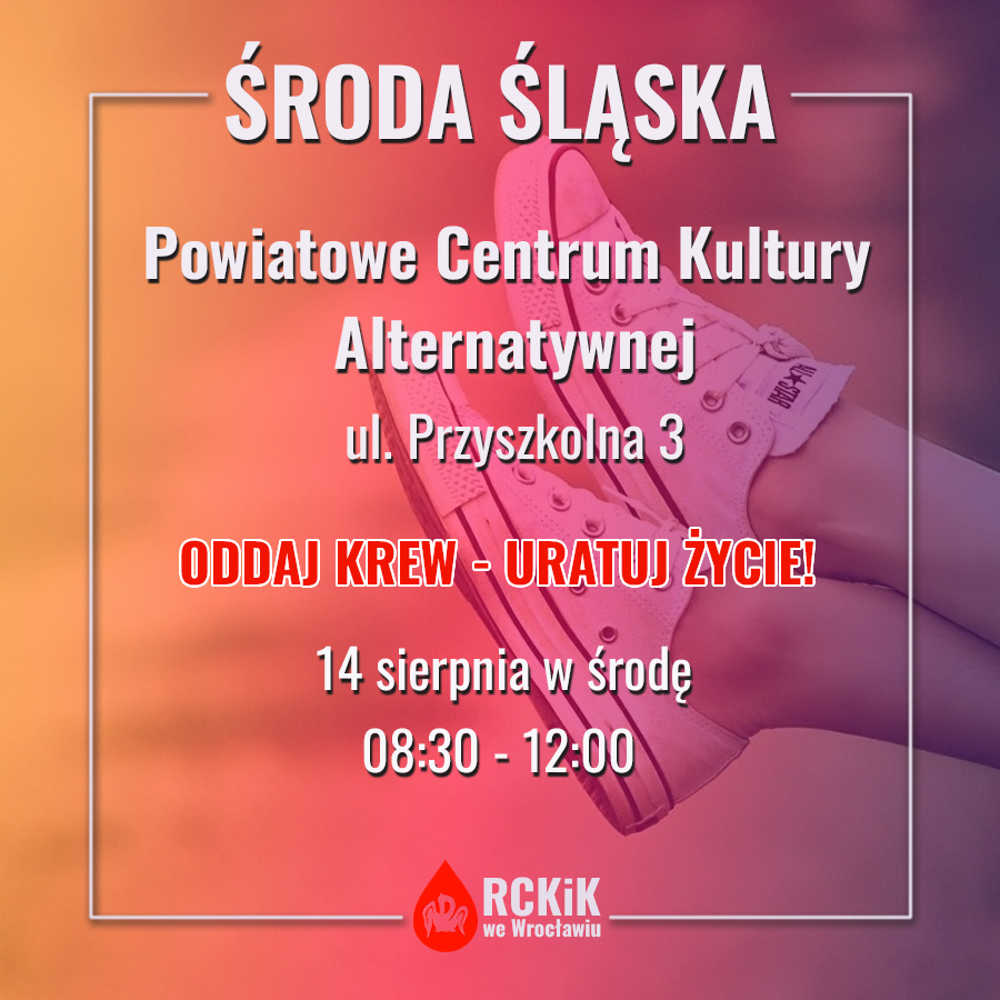 Akcja krwiodawstwa w Środzie Śląskiej  - 14.08.2024 r.