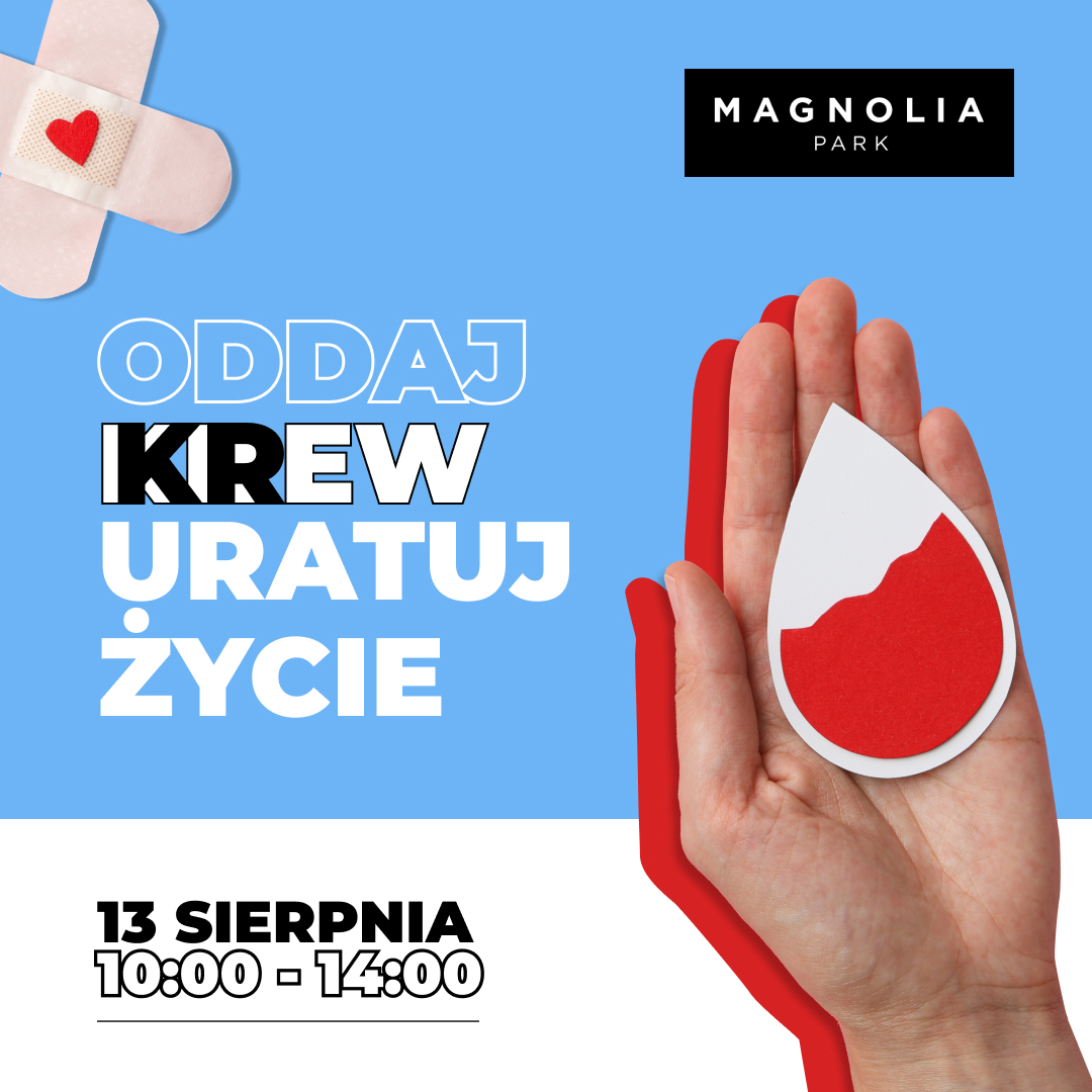Wakacyjna akcja krwiodawstwa przed CH Magnolia Park we Wrocławiu - 13.08.2024 r.