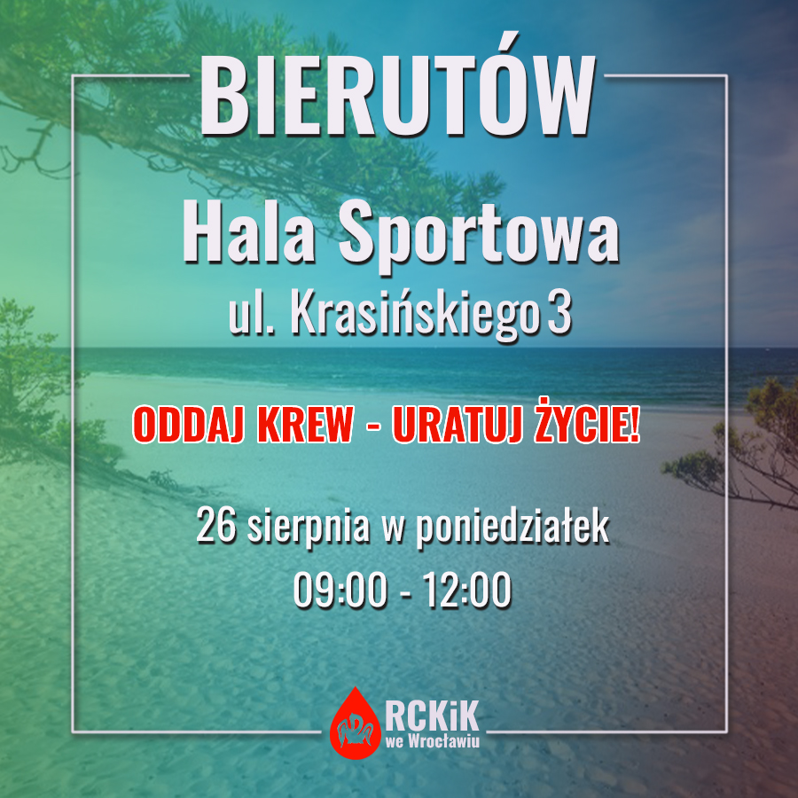 Właśnie ruszamy do Bierutowa. Zapraszamy od godziny 9.