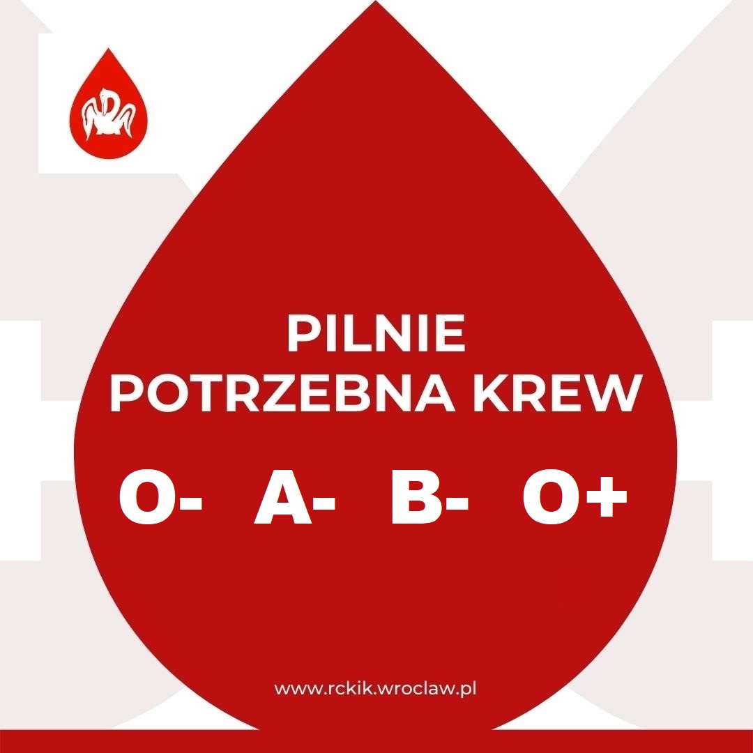 Pilnie potrzebna jest krew!