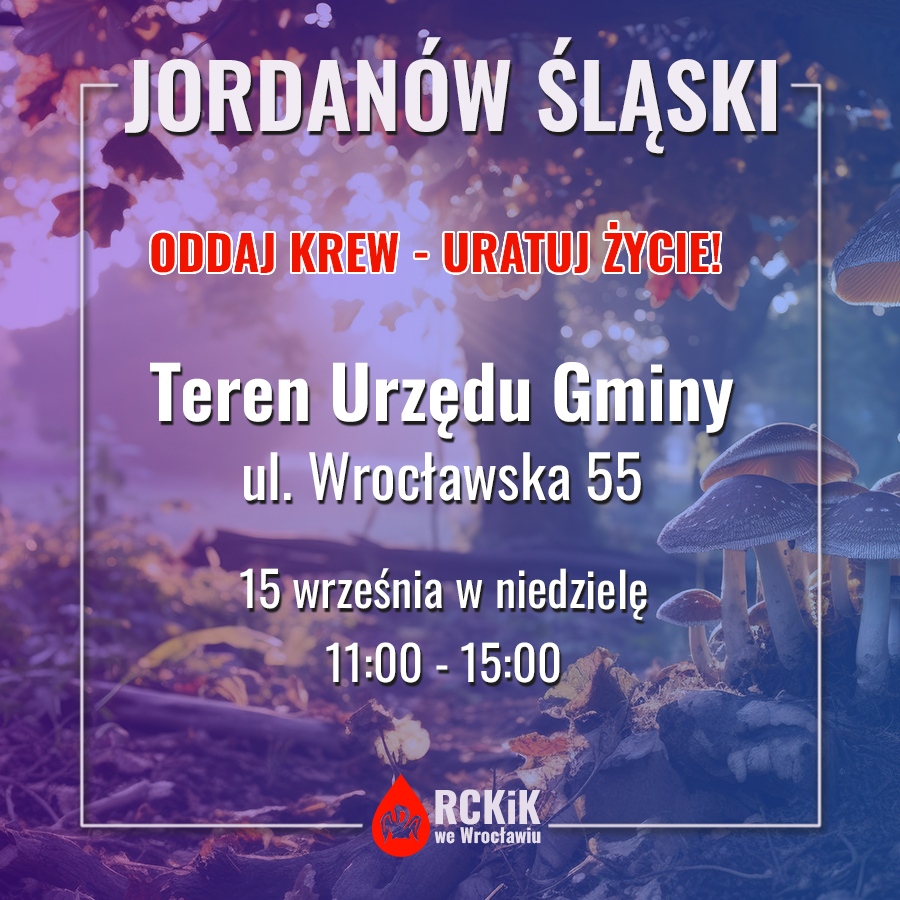 Akcja krwiodawstwa podczas Białej Niedzieli w Jordanowie Śląskim - 15.09.2024 r.