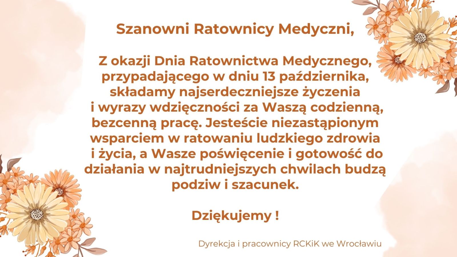 13 października - Dzień Ratownictwa Medycznego