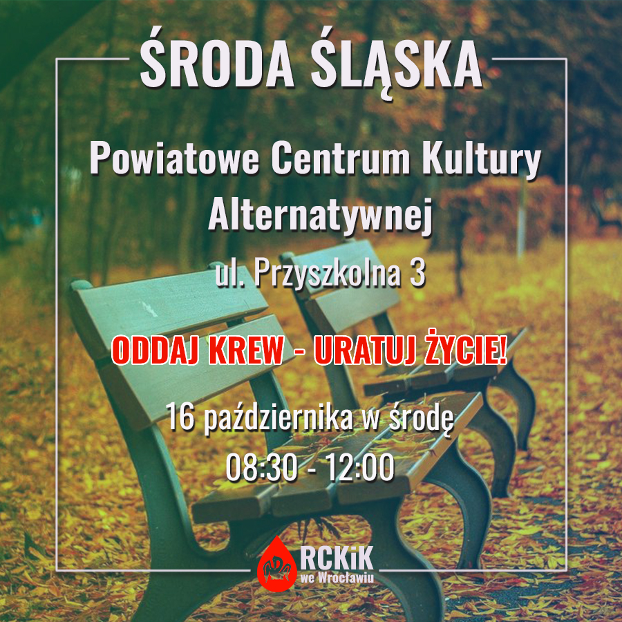 Środowe akcje krwiodawstwa