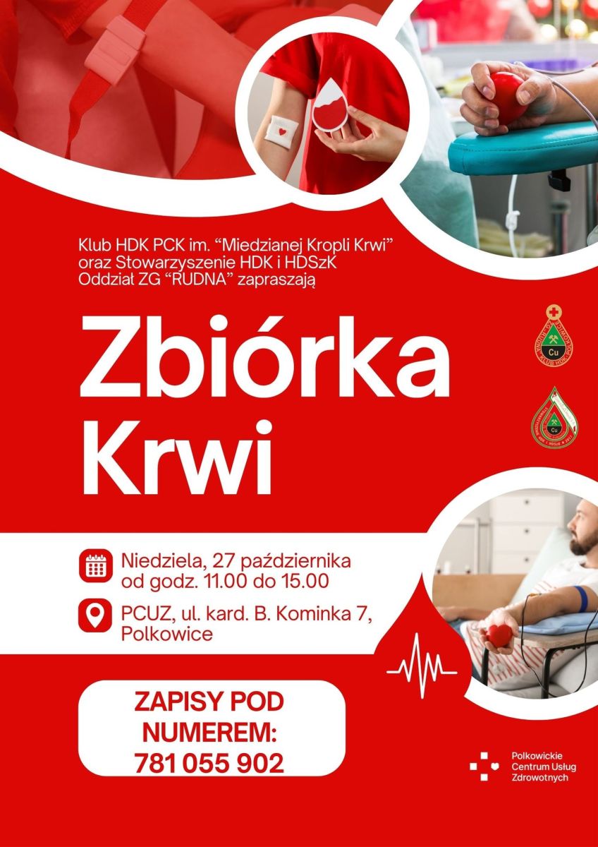 W niedzielę zapraszamy  na akcję do Polkowic