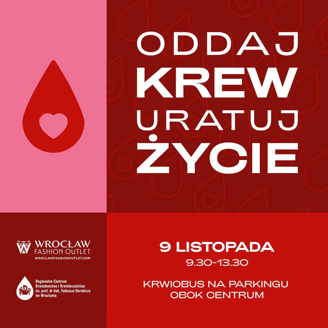 Weekendowa akcja krwiodawstwa we Wrocławiu - 9.11.2024 r.
