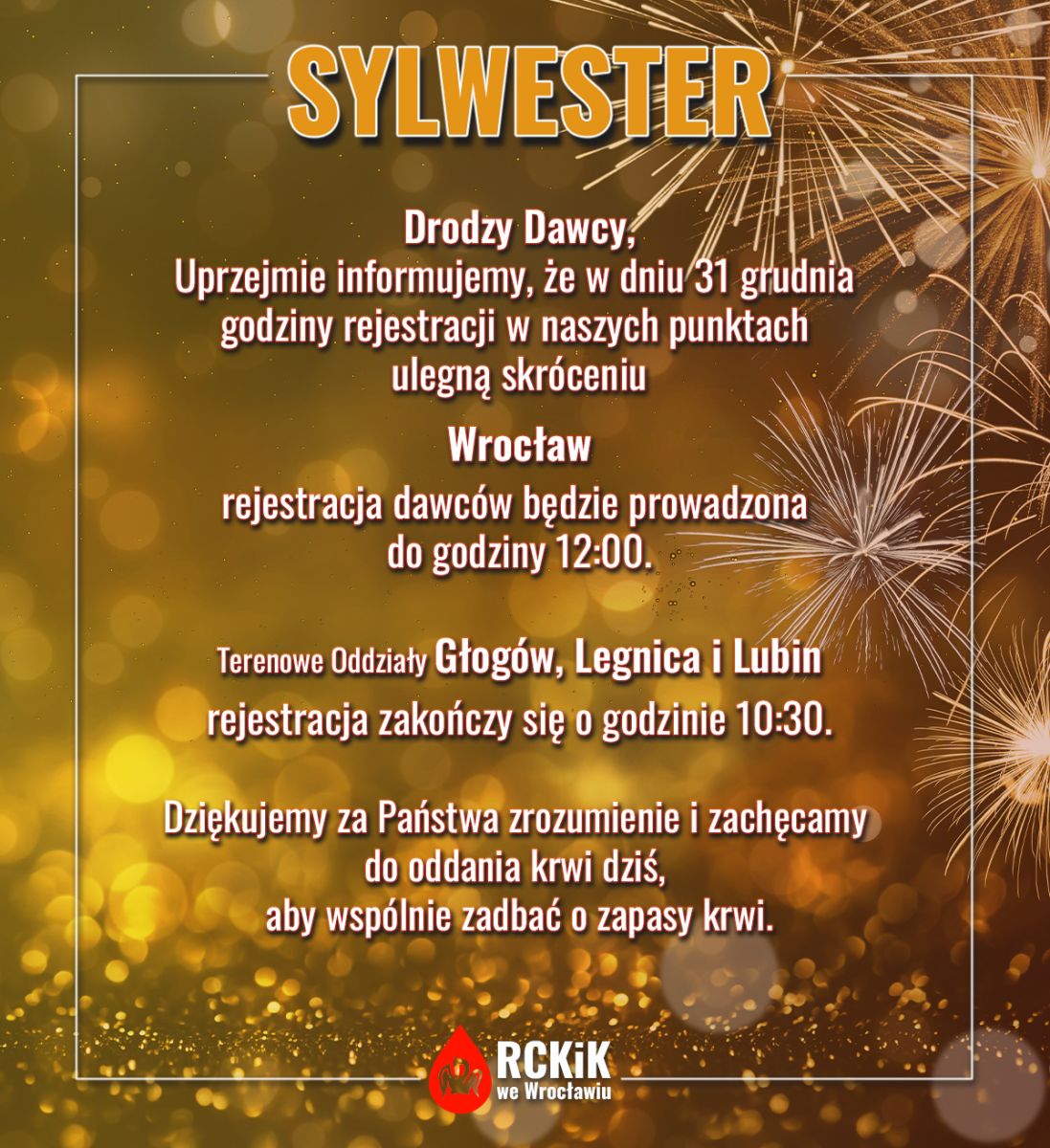 Praca w Sylwestra