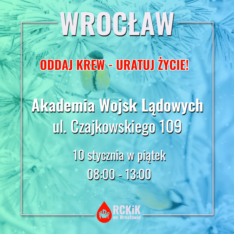 Akademia Wojsk Lądowych zaprasza do oddawania krwi