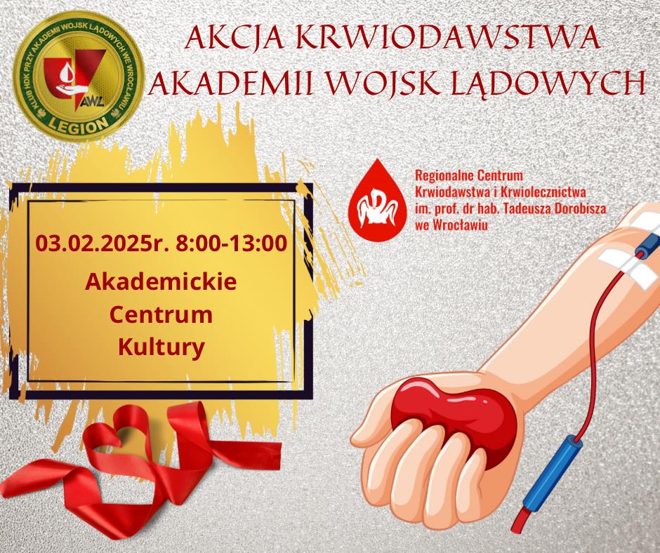 Akcja krwiodawstwa w AWL - 3.02.2025 r.