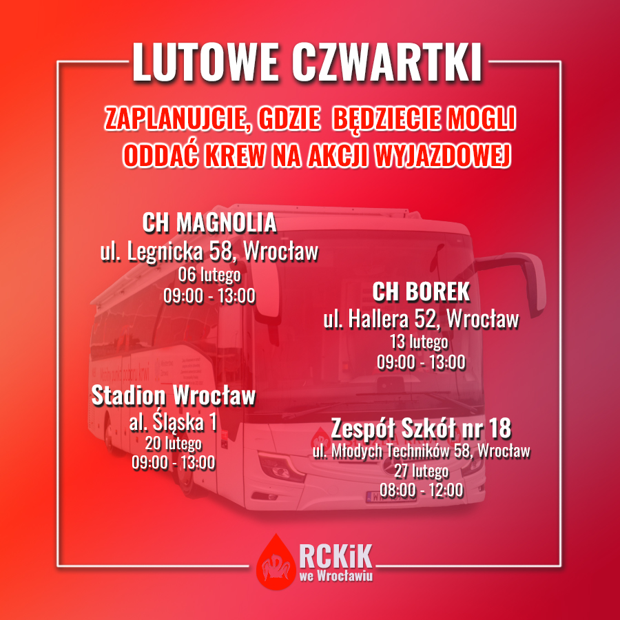 Akcje wyjazdowe w czwartki