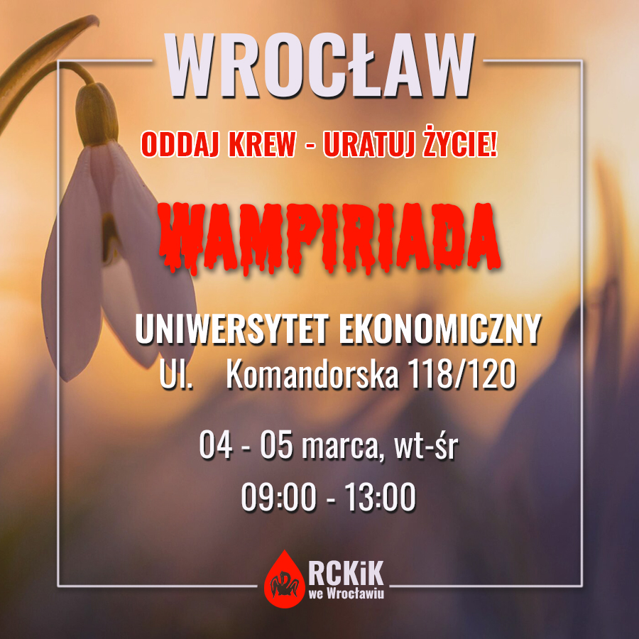 Wampiriada na Uniwersytecie Ekonomicznym we Wrocławiu