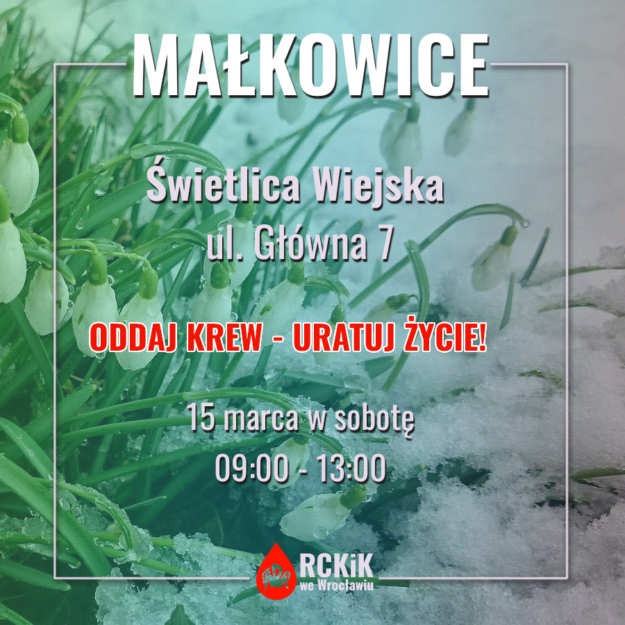 W sobotę zapraszamy do Małkowic