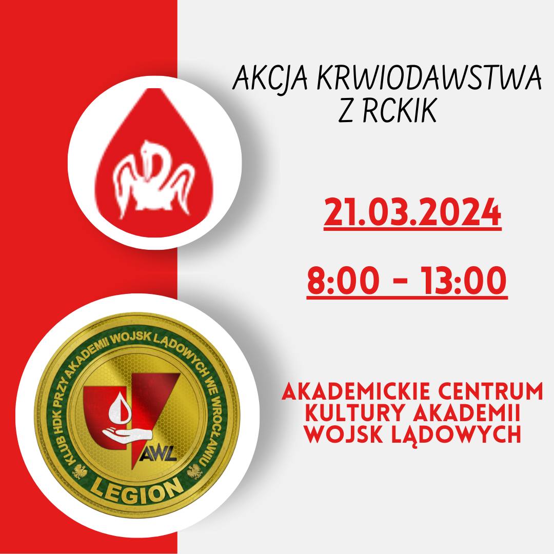 Akcja krwiodawstwa w AWL - 21.03.2025 r.