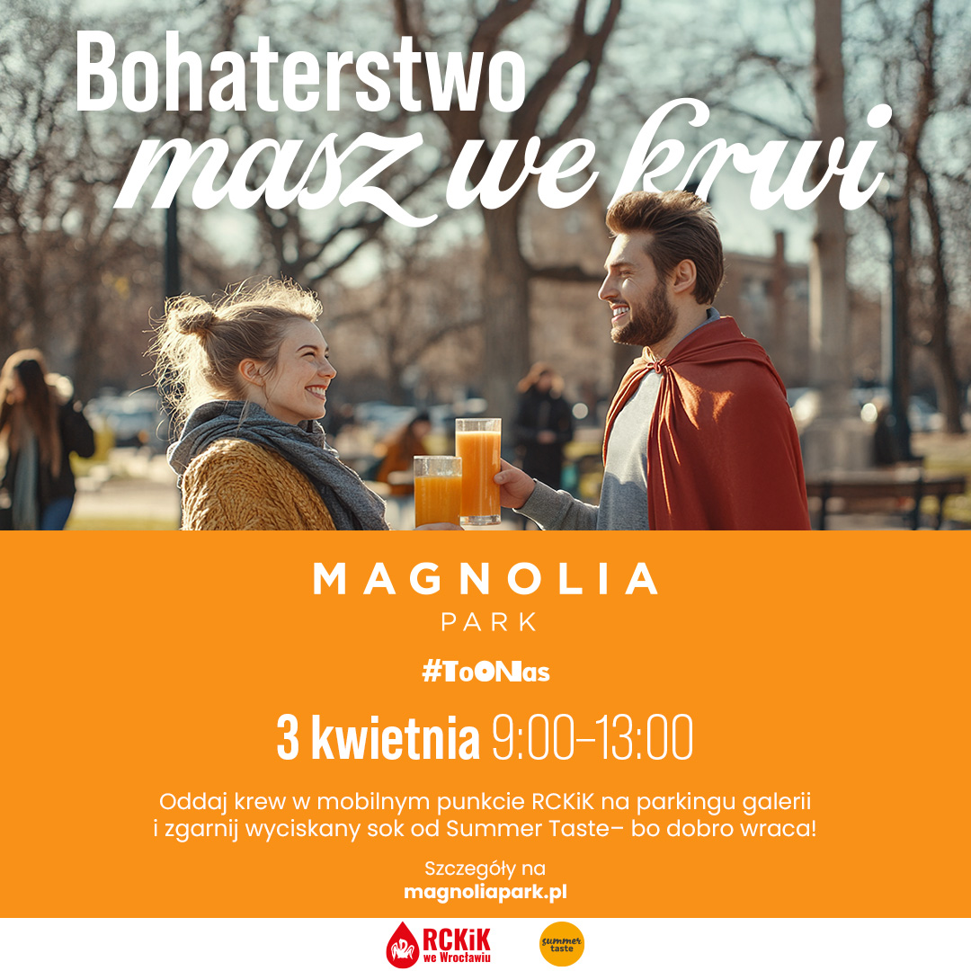 Oddaj krew na czwartkowej akcji we Wrocławiu i delektuj się pysznym sokiem od Summer Taste