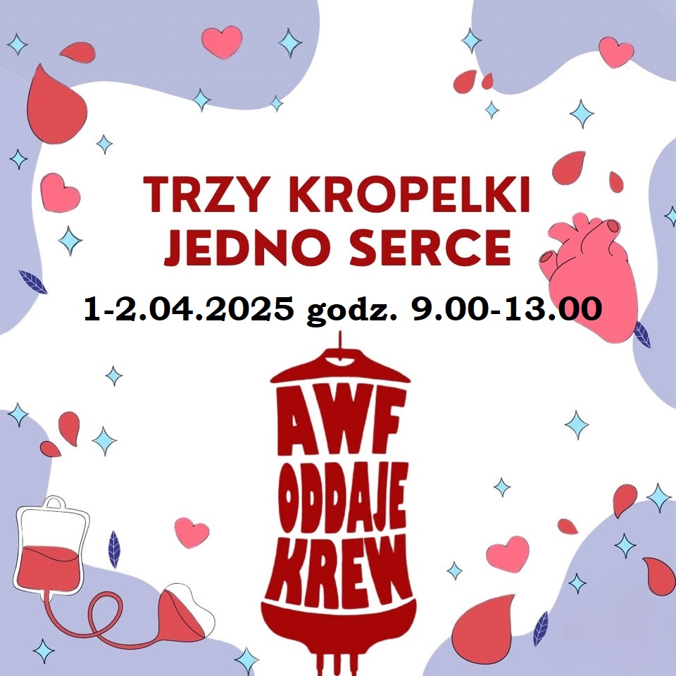 AWF oddaje krew!  - edycja wiosenna 2025