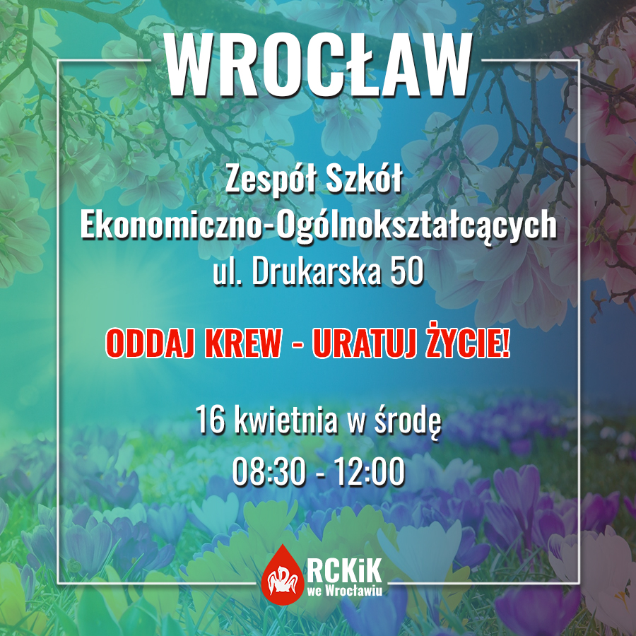 Środowe akcje krwiodawstwa