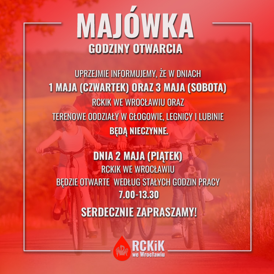 Informacja dla Krwiodawców
