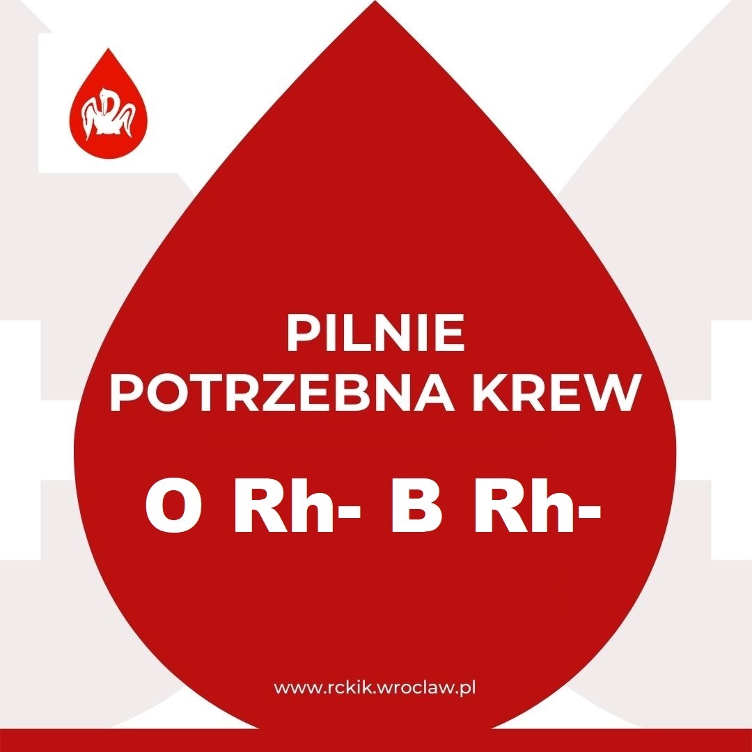 Pilnie potrzebna krew