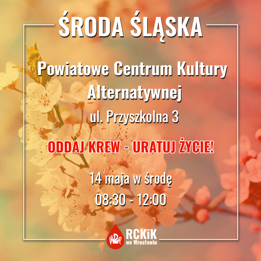 Środowe akcje krwiodawstwa