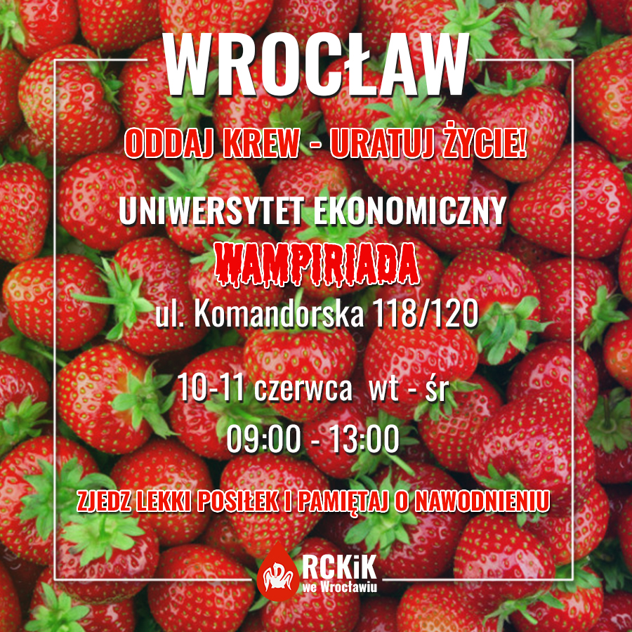 Trwa Wampiriada na Uniwersytecie Ekonomicznym we Wrocławiu