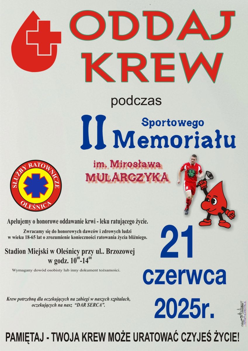 II Sportowy Memoriał Mirosława Mularczyka w Oleśnicy
