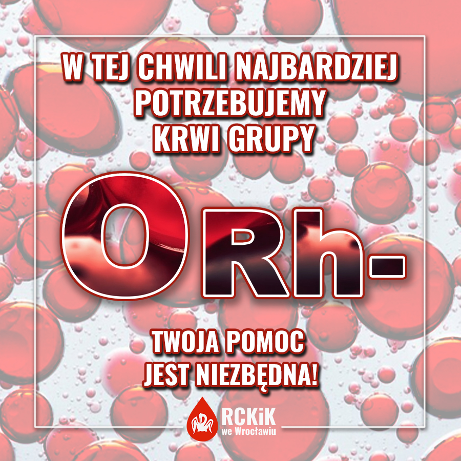 Pilnie potrzebna krew!