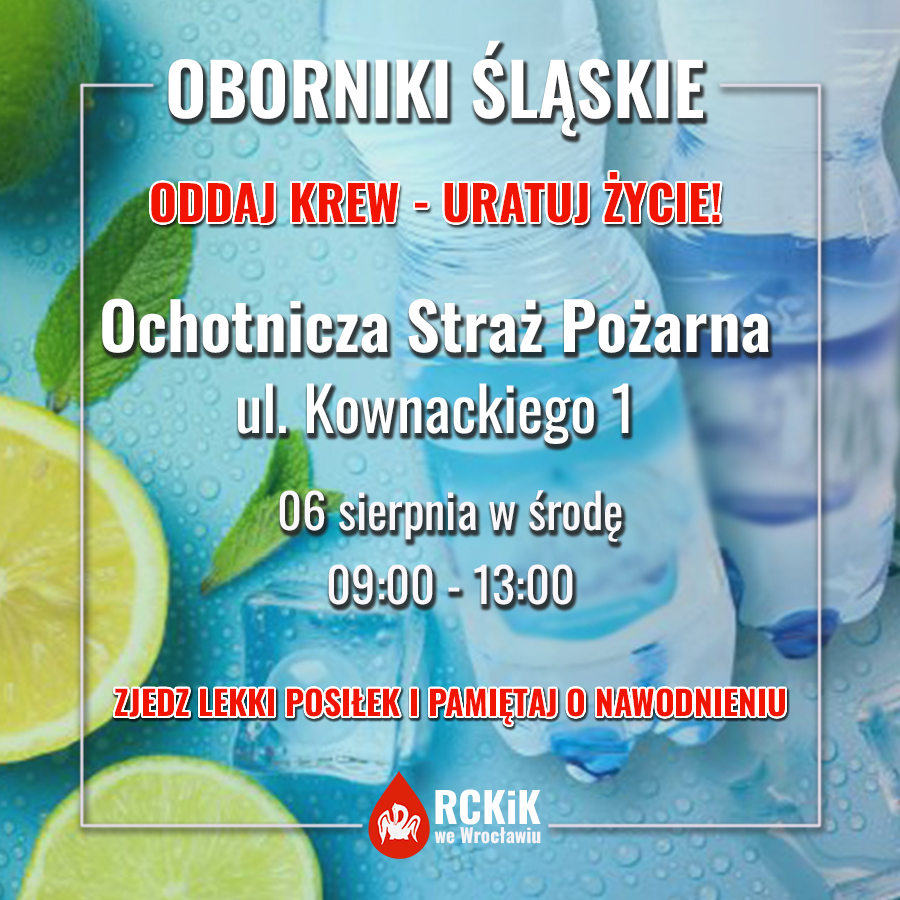 Oddaj krew - podziel się życiem!