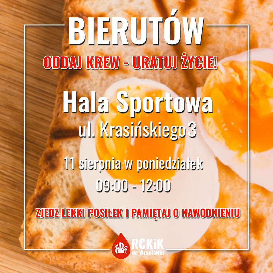 W poniedziałek zapraszamy do Bierutowa