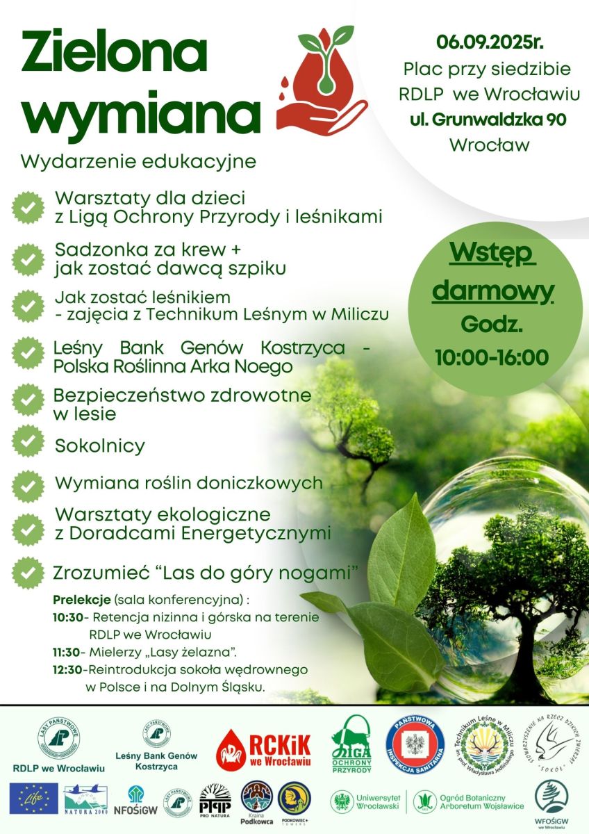 Wymień krew na zielone życie!