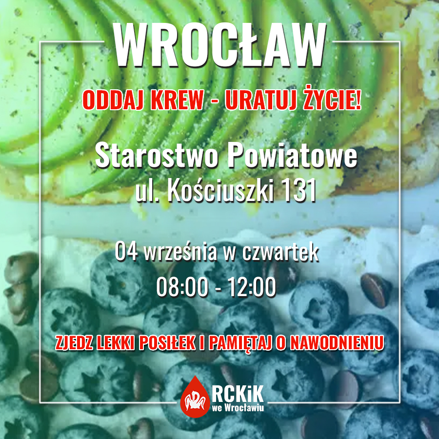 Akcja pobierania krwi w Starostwie Powiatowym we Wrocławiu