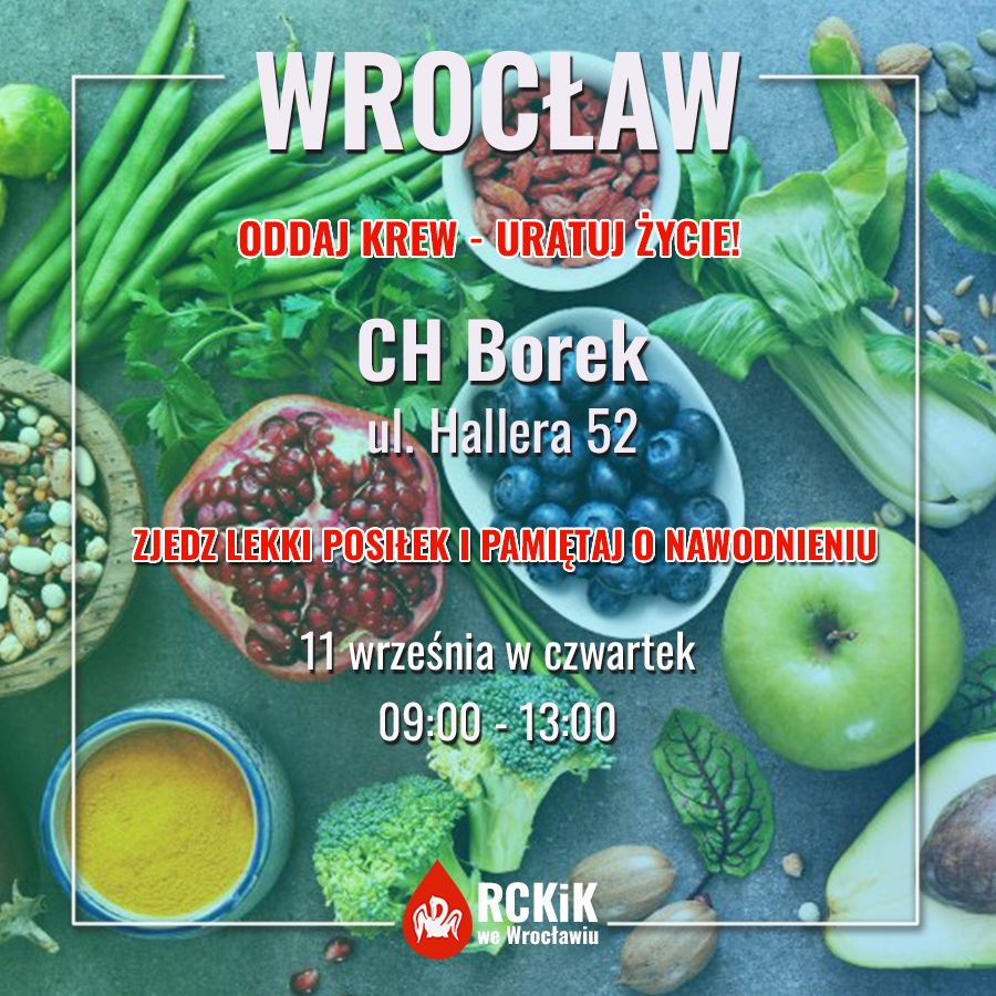 Czwartkowa akcja przy Centrum Handlowe Borek
