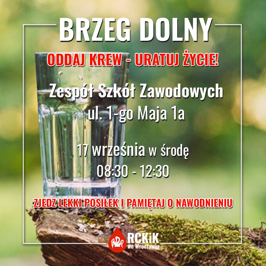 Każda kropla ma znaczenie. Dołącz do akcji krwiodawstwa i pomóż tym, którzy czekają.