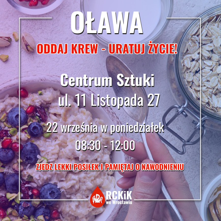 Podziel się życiem - oddaj krew!