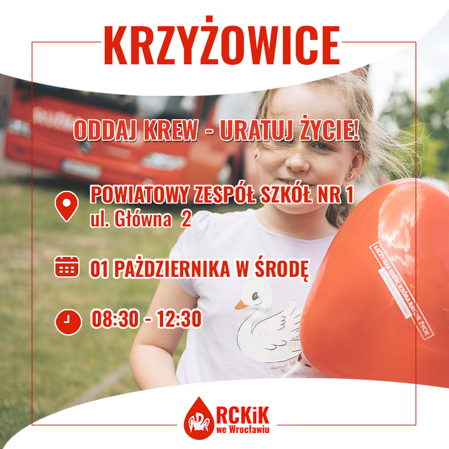 Akcja krwiodawstwa w Krzyżowicach - 1.10.2025 r.