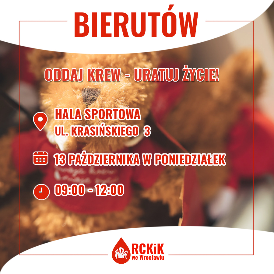 Akcja krwiodawstwa w Bierutowie