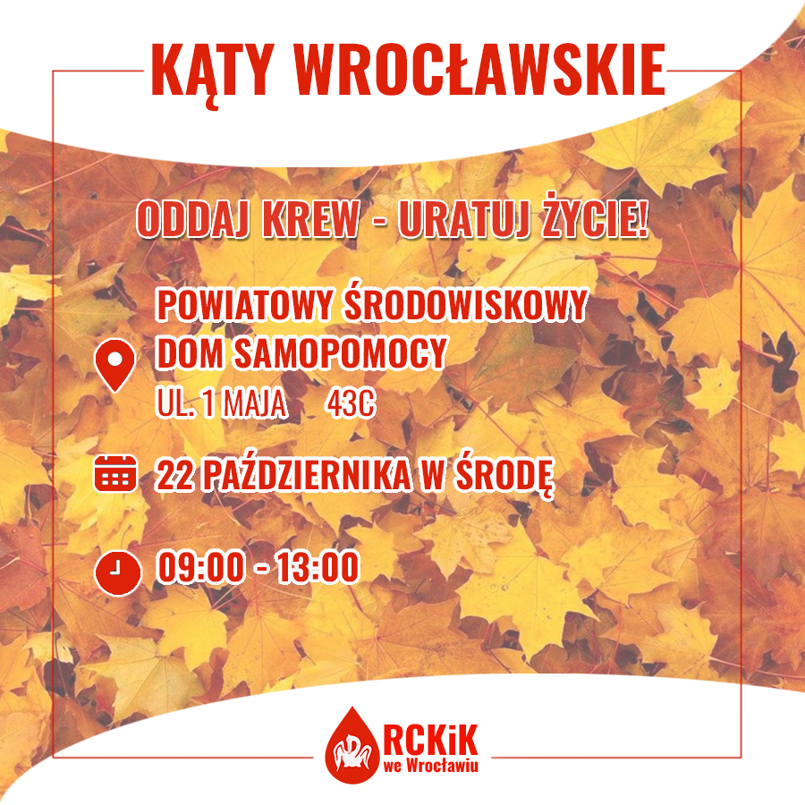 Akcja krwiodawstwa w Kątach Wrocławskich