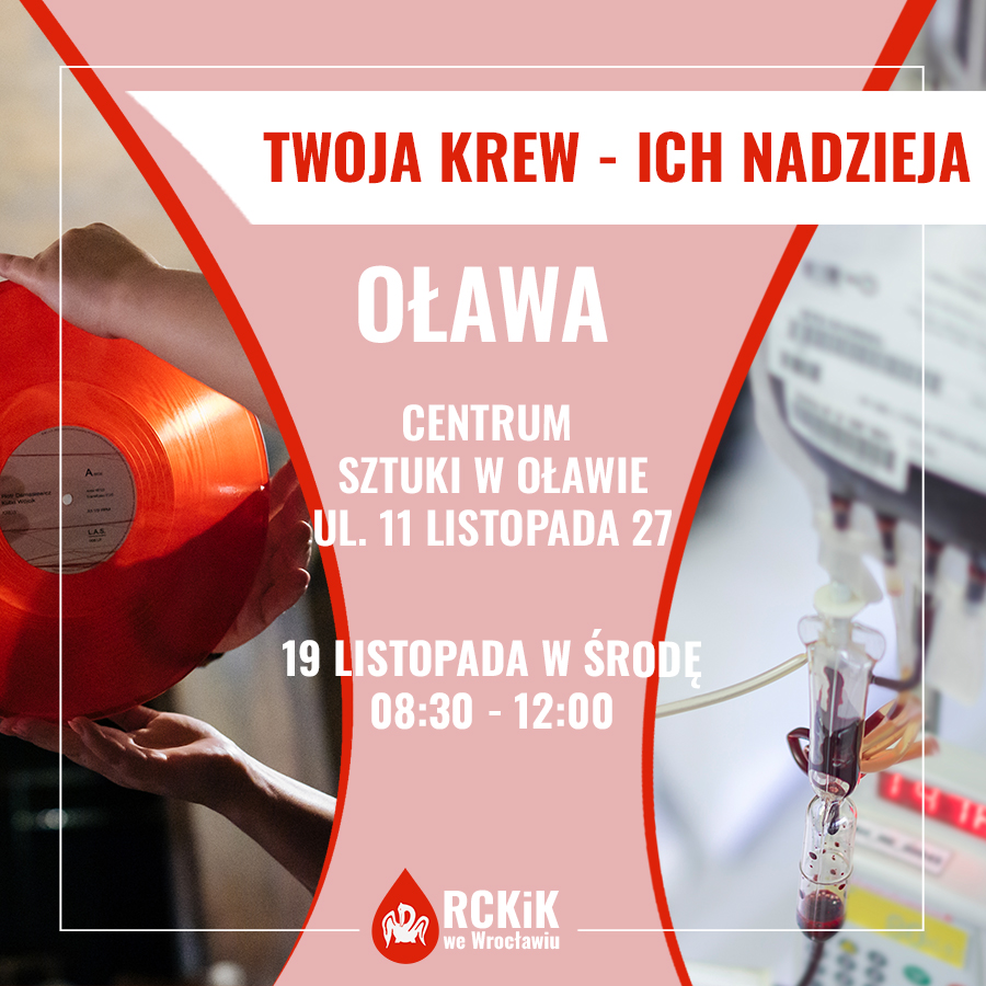 Środowe akcje krwiodawstwa!